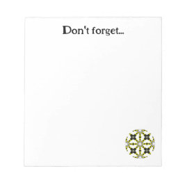 Bloco De Notas Arte do caleidoscópio 6 do Volume 1