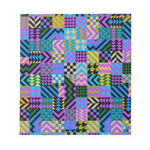 Bloco De Notas Arte popular tribal - Azul