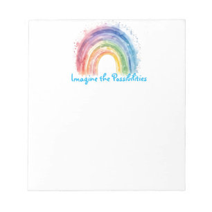 Bloco De Notas Arte Por Debi, Rainbow