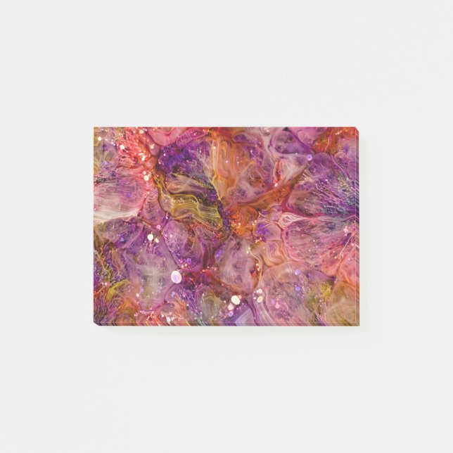 Bloco De Notas Arte por epoxia Abstrato, Arte por Resina, Resina (Frente)