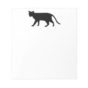 Bloco De Notas Arte simples do Meow do Purr do gatinho da