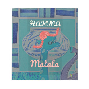 Bloco De Notas Arte sobre Girafa Reproduzida: Uma Delícia African