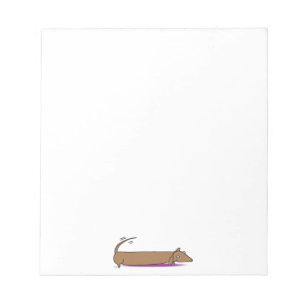 Bloco De Notas Artigos de papelaria do Dachshund