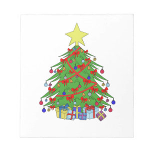 Bloco De Notas árvore de Natal