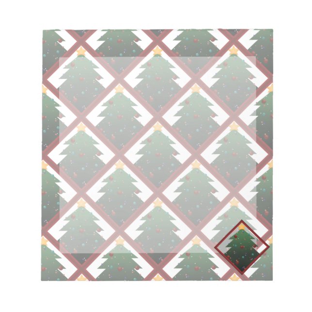 Bloco De Notas Árvore de Natal (Frente)