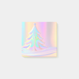 Bloco De Notas Árvore de Natal Iridescente