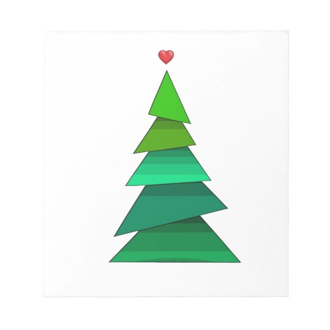 Bloco De Notas Árvore do Coração (Frente)