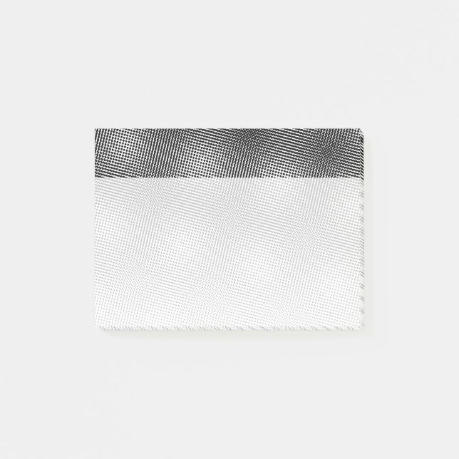 Bloco De Notas Árvore-padrão de preto e branco único (Frente)