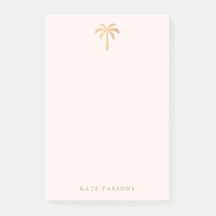 Bloco De Notas Árvore Tropical Palm Moderna