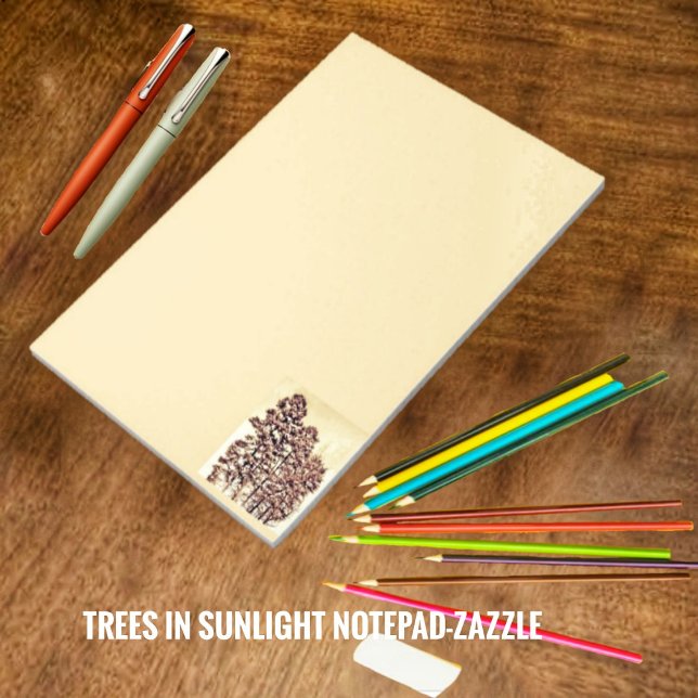 Bloco De Notas Árvores À Luz Do Sol (Criador carregado)