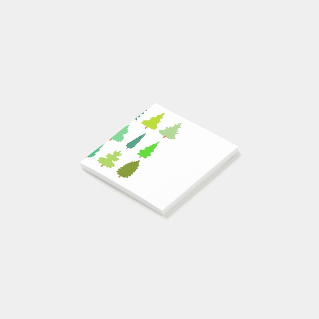 Bloco De Notas Árvores de Natal (Inclinado)