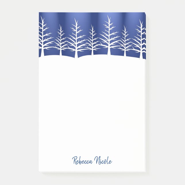Bloco De Notas Árvores de Natal (Frente)