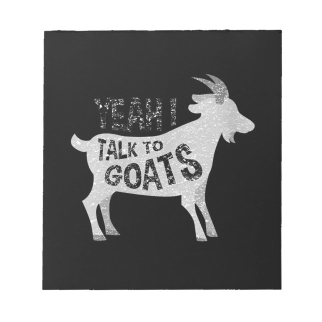 Bloco De Notas As Mães Goat Dão Presentes Para Os Caprinos Engraç (Frente)