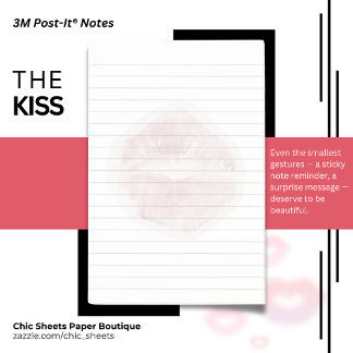 Bloco De Notas As Notas Post-It® O Beijo
