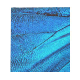 Bloco De Notas Asa Azul Iridescente da Borboleta