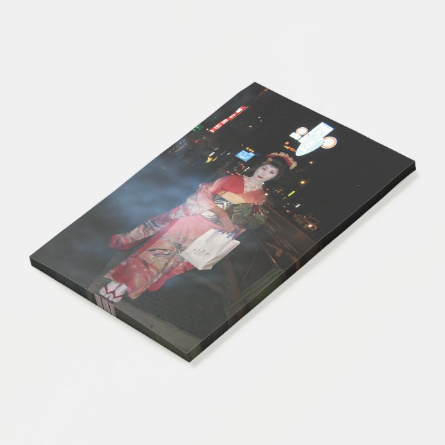 Bloco De Notas Asakusa Geisha Neo Tokyo (Inclinado)