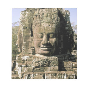 Bloco De Notas Ásia, Camboja, Siem Reap. Angkor Thom, cabeças de
