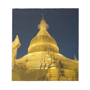 Bloco De Notas Ásia, Maynmar, Yangon, templo budista em Yangon