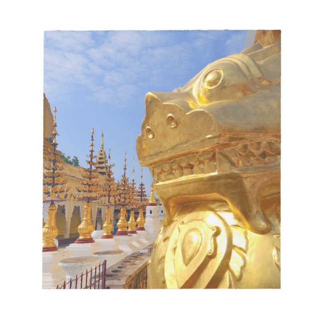 Bloco De Notas Ásia, Mianmar (Birmânia), Bagan (Pagan). O Shwe 4 (Frente)