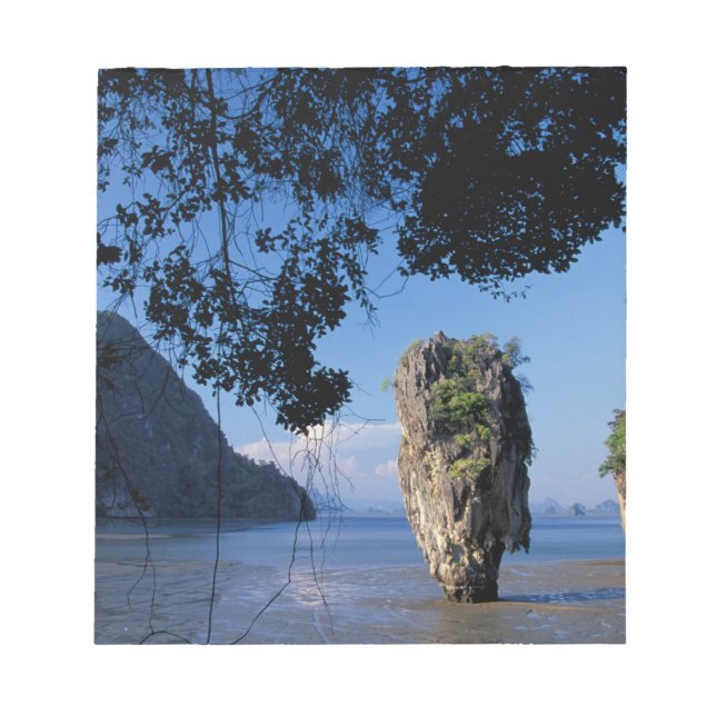 Bloco De Notas Ásia, Tailândia, Ao Phangnga NP, litoral, Karst (Frente)