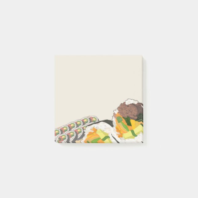 Bloco De Notas Asian Food 11 Sticky Notes (Frente)