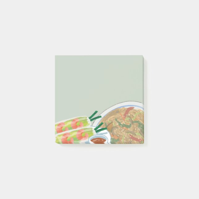 Bloco De Notas Asian Food 13 Sticky Notes (Frente)