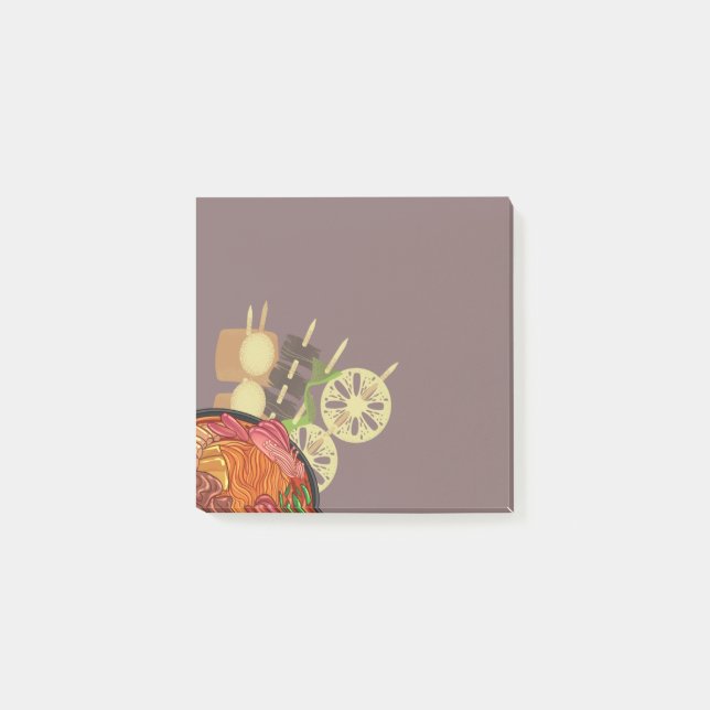 Bloco De Notas Asian Food 19 Sticky Notes (Frente)