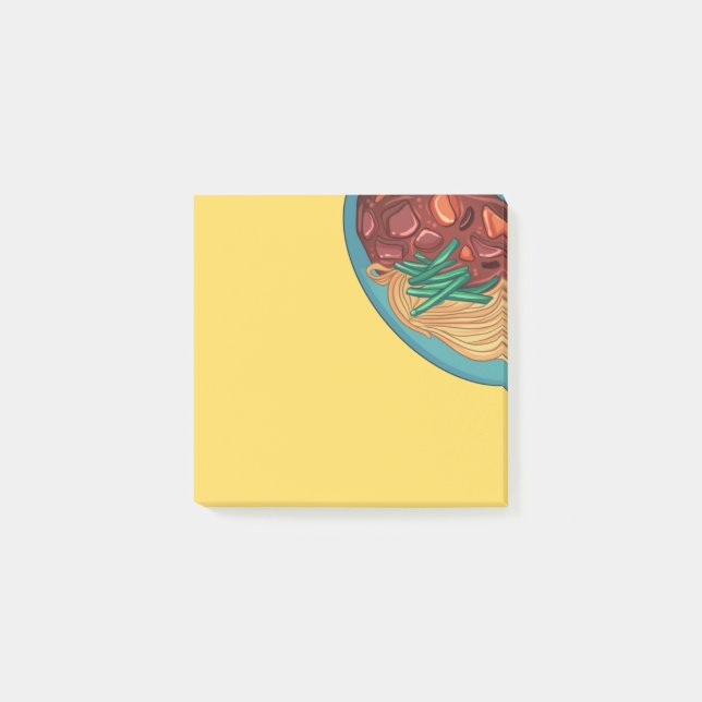 Bloco De Notas Asian Food 4 Sticky Notes (Frente)