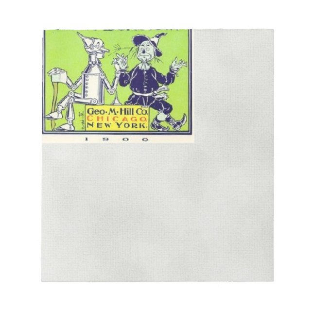 Bloco De Notas Assistente de Oz (Frente)