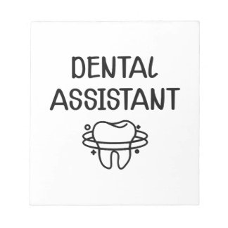 Bloco De Notas Assistente dentário