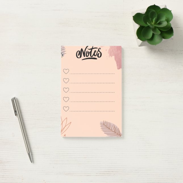 Bloco De Notas Ästhetischer Schreibblock für Notizen & Orga (Escritótio)