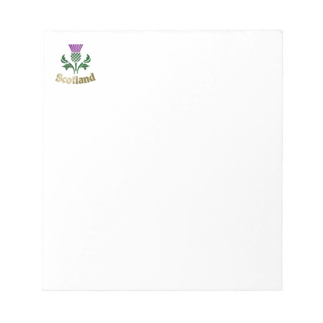 Bloco De Notas Astro de emblema escocês (Frente)