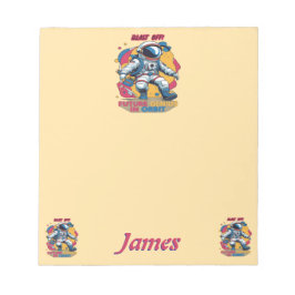 Bloco De Notas Astronaut Back-to-School "Future Genius in Orbit" 