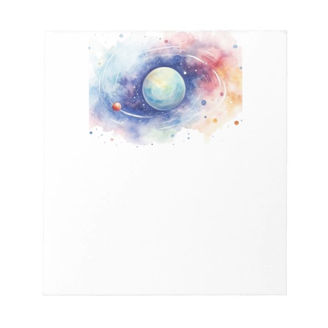 Bloco De Notas  Astronomia universo nebulosa.  (Frente)