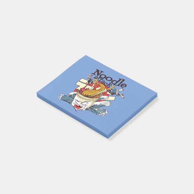 Bloco De Notas Ataque a Noodle (Inclinado)