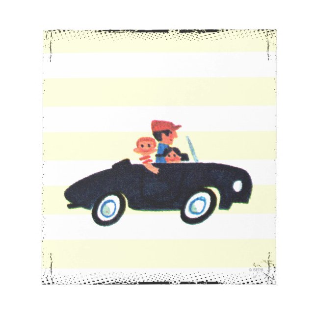 Bloco De Notas Atingindo a estrada 3 aberta (Frente)