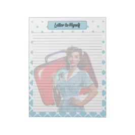 Bloco De Notas Através da Escola de Enfermagem - Letra para mim m