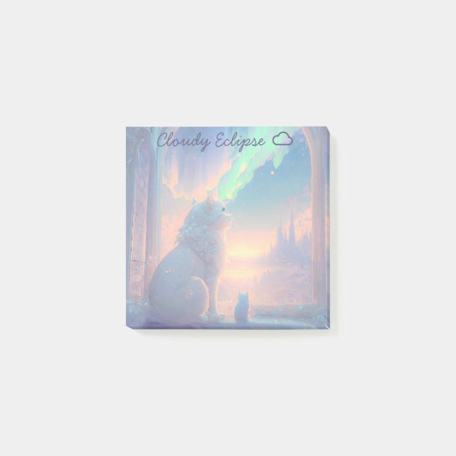 Bloco De Notas Aurora Castle Cat (Frente)