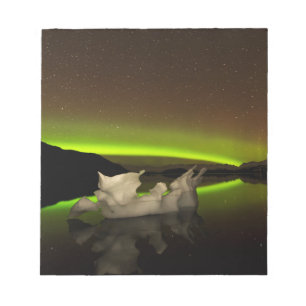 Bloco De Notas Aurora do iceberg