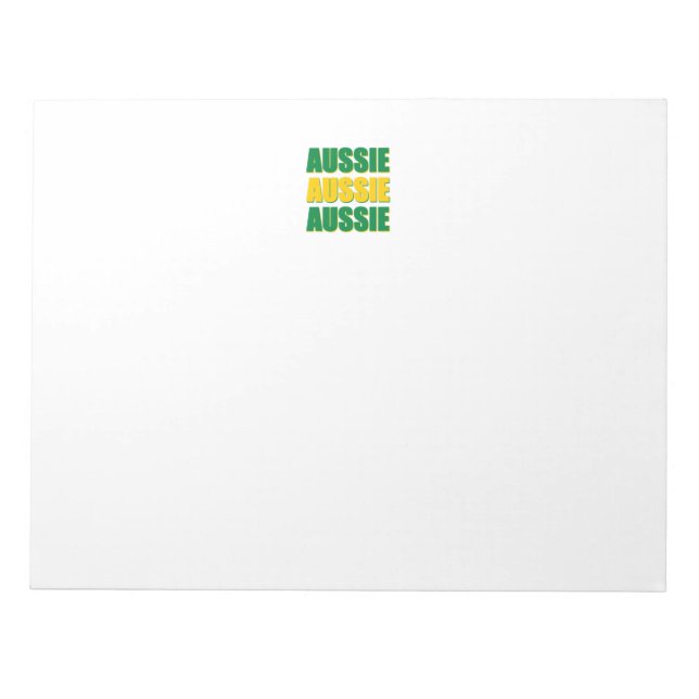 Bloco De Notas Aussie Aussie (Frente)