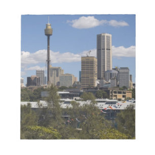 Bloco De Notas Austrália, Sydney, Potts Point. Horizonte de Sydne