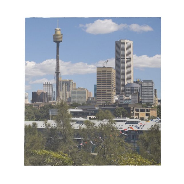 Bloco De Notas Austrália, Sydney, Potts Point. Horizonte de Sydne (Frente)