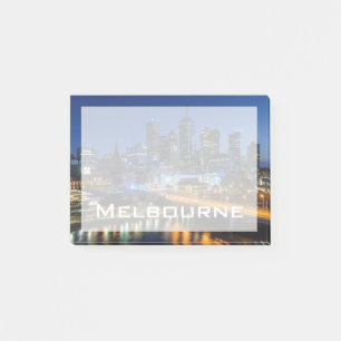 Bloco De Notas Austrália, Vitória, Melbourne, horizonte com