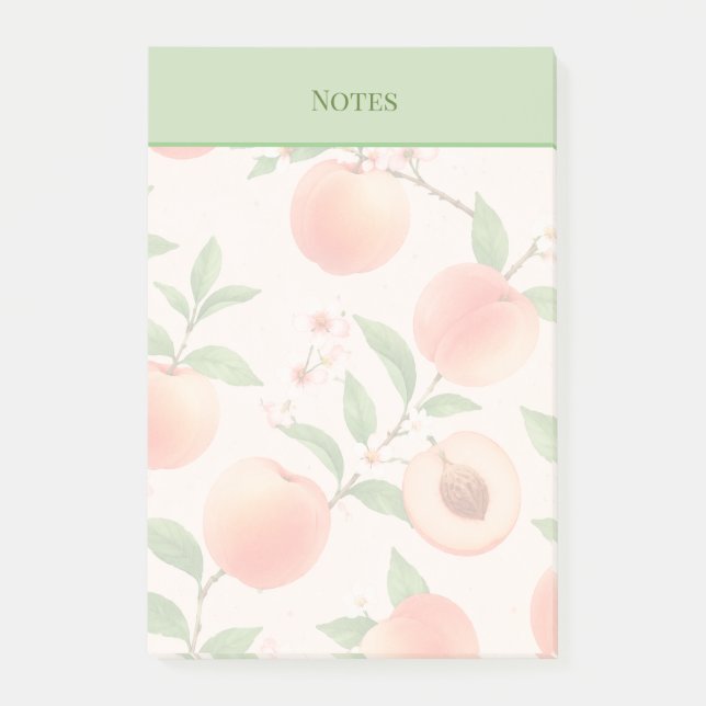 Bloco de Notas Autoadesivo Peach Bliss (Frente)
