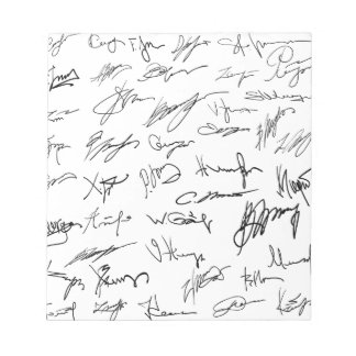 Bloco De Notas Autografo