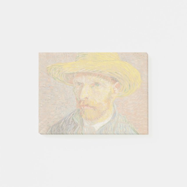 Bloco De Notas Autorretrato impressionista de Vincent Van Gogh (Frente)
