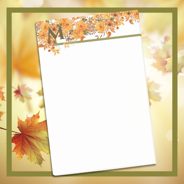 Bloco De Notas Autumn Festivo (Autumn Festive Post-it Notes)