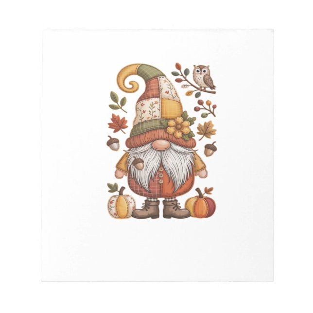 Bloco De Notas autumn gnome Classic T-Shirt.png (Frente)