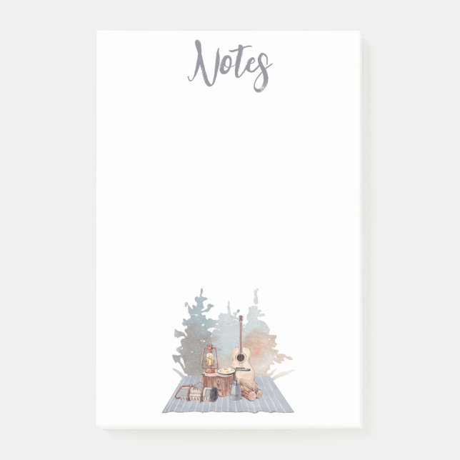 Bloco De Notas Aventura de Campanha de Vida no Exterior (Frente)