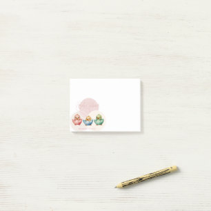 Bloco De Notas Aves de Ovo de Kawaii Cuta Chá de fraldas Colorido